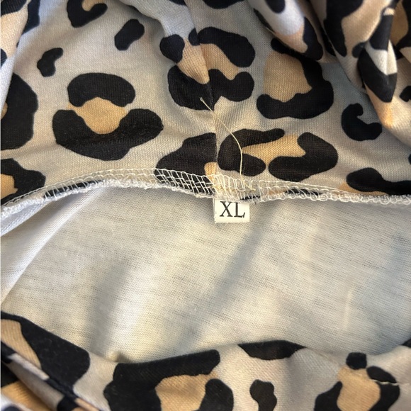 Leopard Print Holiday Hoodie - Picture 6 of 6